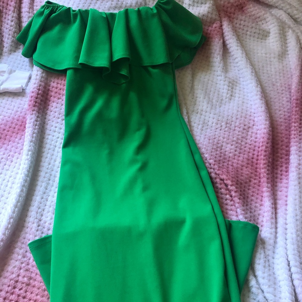 A long mermaid dress